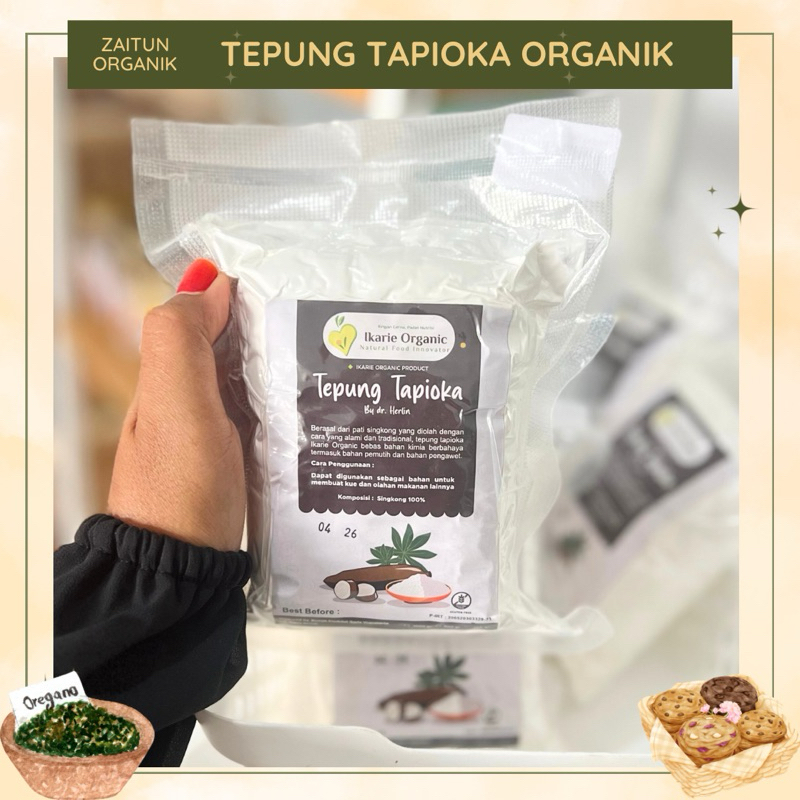 TEPUNG TAPIOKA ORGANIK | IKARIE ORGANIK | GLUTEN FREE