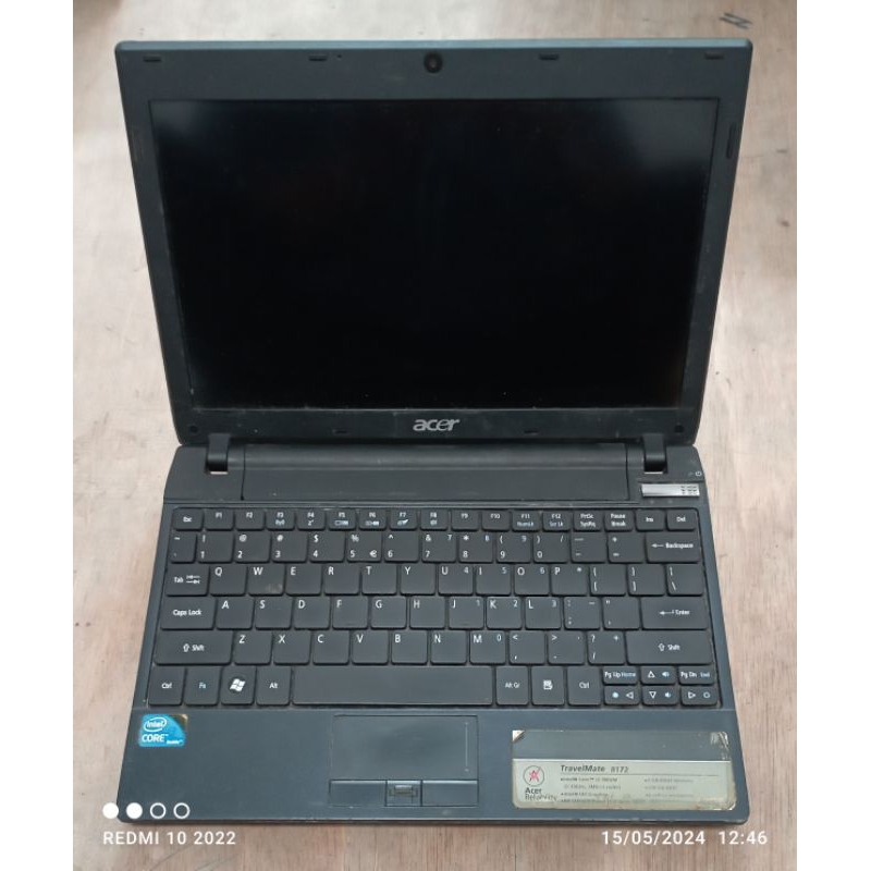 Laptop Acer TravelMate 8172 Intel core i3 -380UM kondisi matot mulus jual gambling unit