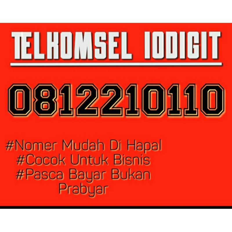 Nomer Cantik Simpati 10 digit