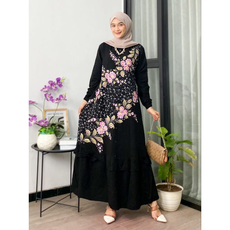 gamis twill ori gamis batik pekalongan