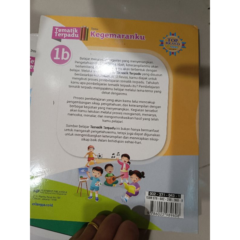 Buku Tematik Terpadu Sd kls 1 Tema 1B
