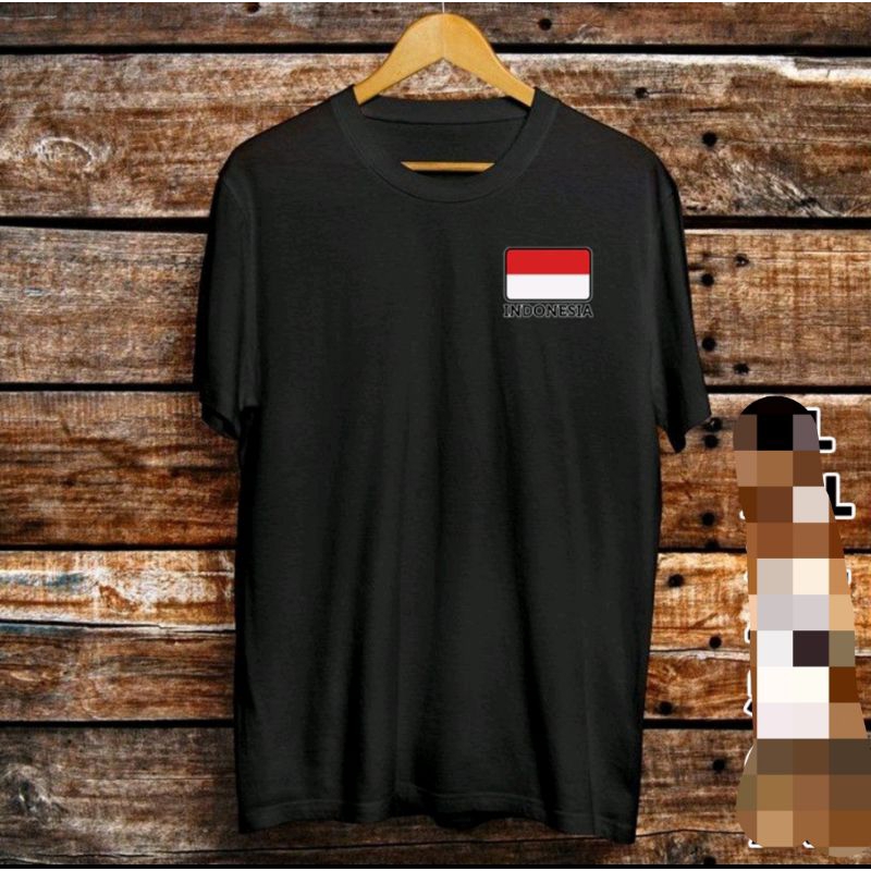 KAOS LOGO BENDERA INDONESIA