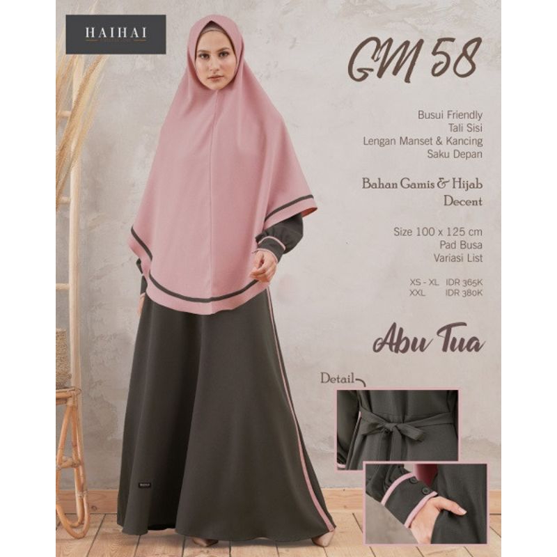 Gamis Syar'i Haihai Haitwo