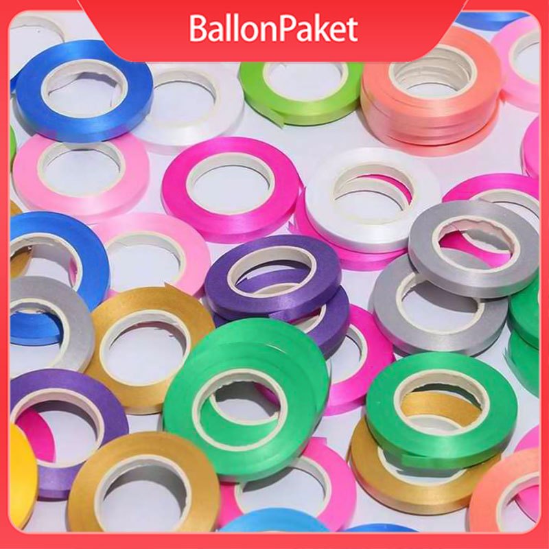 

Pita Balon 5 Meter Pita Balon Kecil Pita Ribbon Warna Warni Pita Dekorasi Ulang Tahun