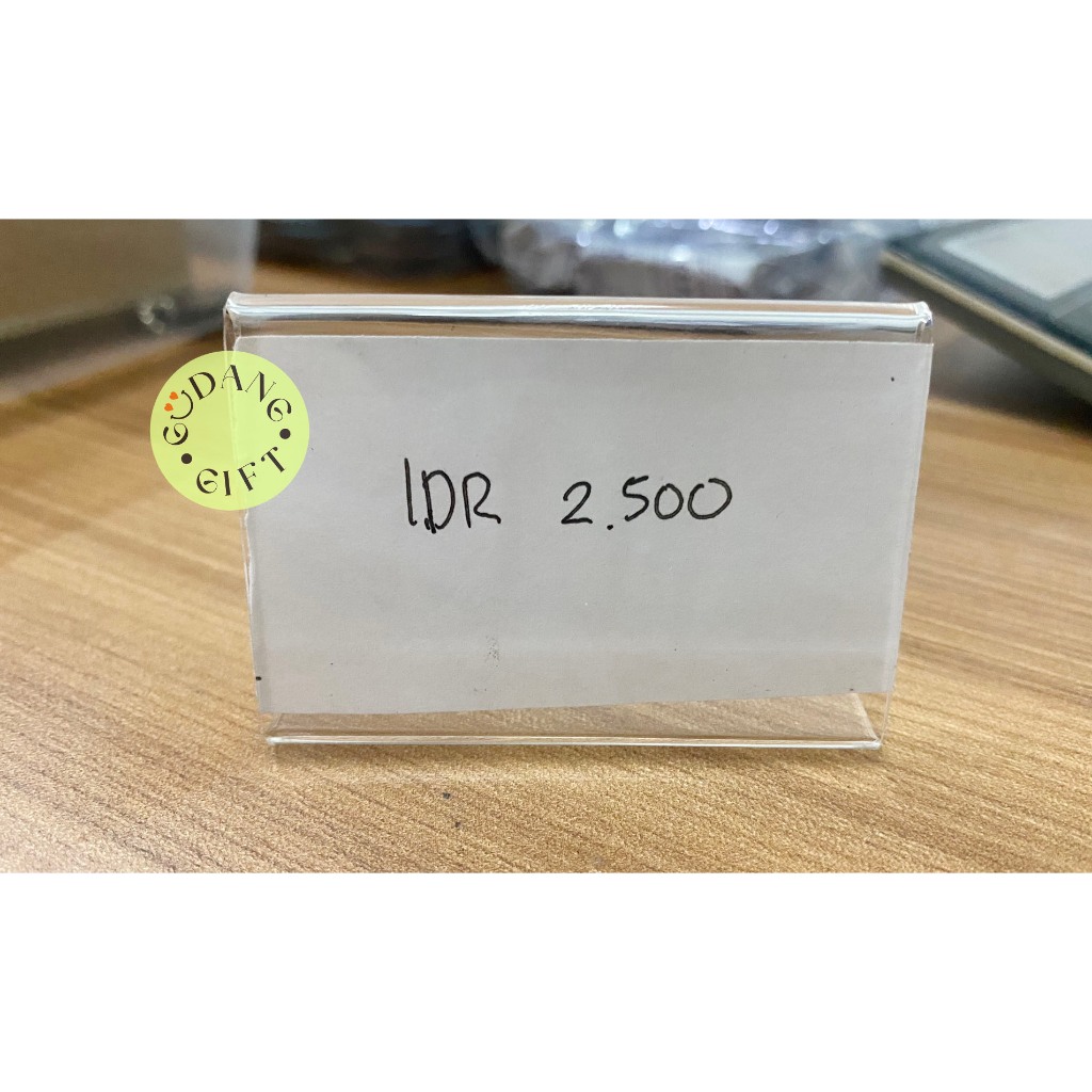

Akrilik Label/Price Tag Akrilik Rak Stand Display|Label Display|Akrilik Label Harga|Acrylic Label|Label Harga|Label Produk
