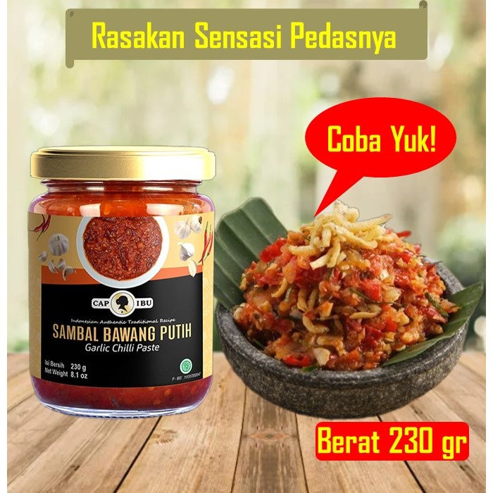 

SAMBAL BAWANG/SAMBEL BAWANG/PEDES NIKMAT ENAK/DIJAMIN KETAGIHAN/HALAL 230 Gr