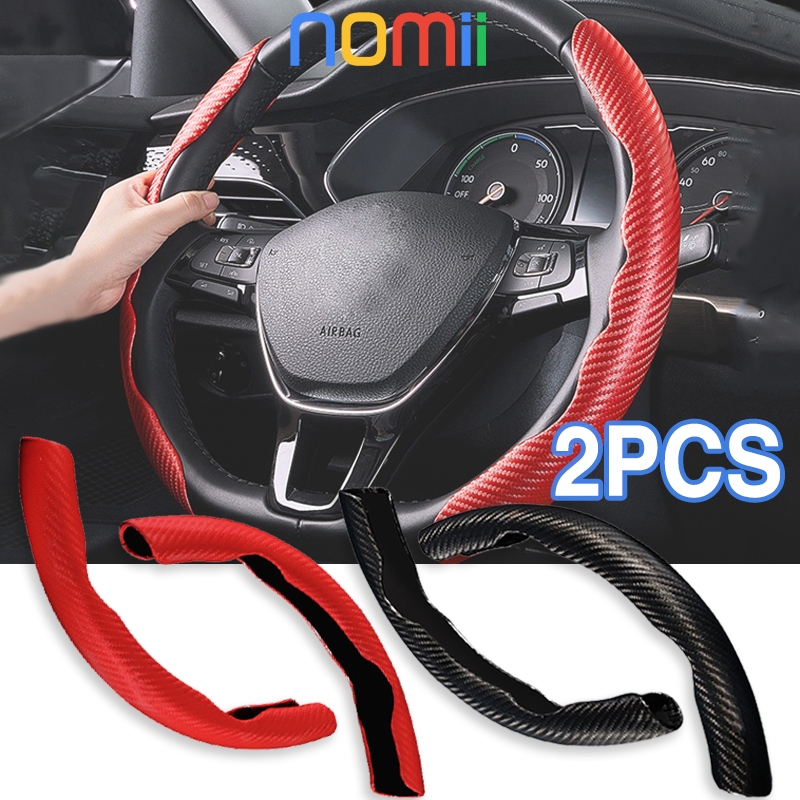 Carbon Cover Stir Sarung Stir Mobil Carbon Sarung Stir Carbon Universal