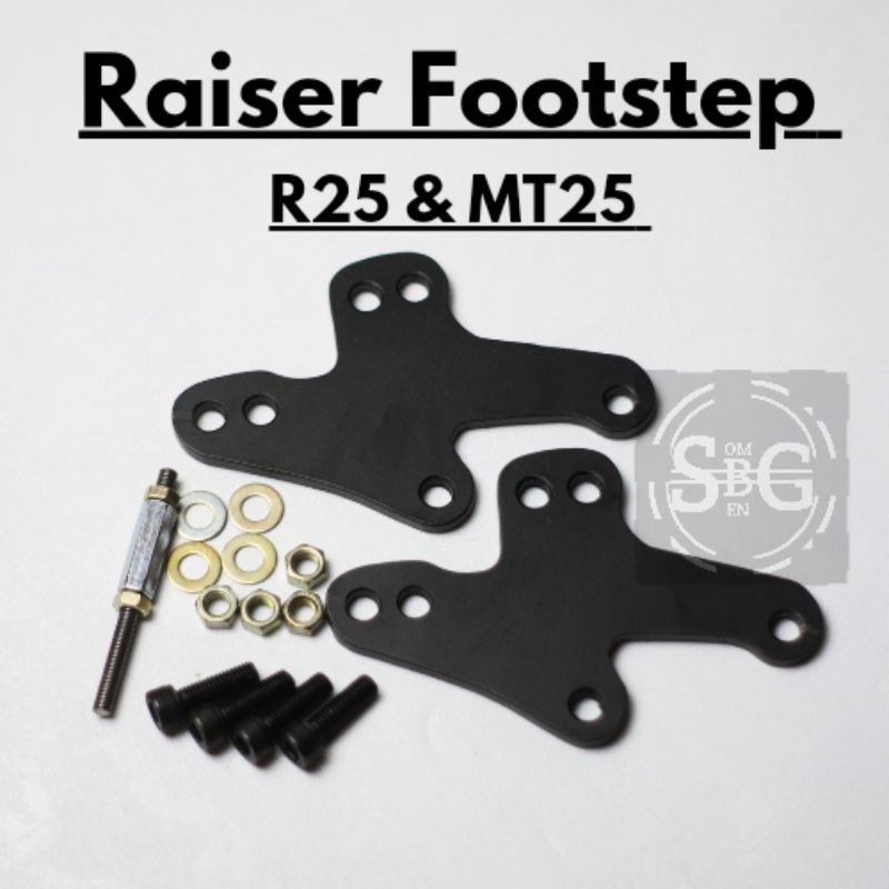 Raiser Peninggi Footstep Mt25 Dan R 25 Raiser Pemundur Footstep  Mt25 Dan R25 Underbone R25 Mt25