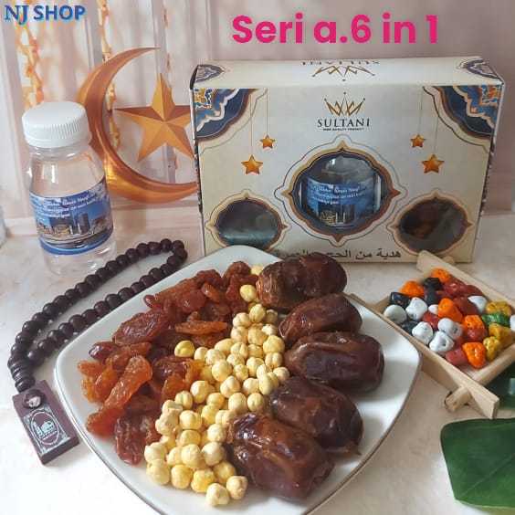 

[Parcel Umroh] - Paket Combo Hampers Souvenir Hadiah Paket Oleh-oleh Haji dan Umroh Umrah Harga Grosir Paket Combo Lengkap Plus Isi 6 Produk