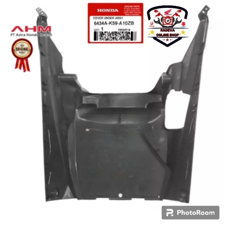 6434A-K59-A10ZB Cover under dek bawah kolong Vario 125 & 150 LED old 2015 - 2018 original Honda