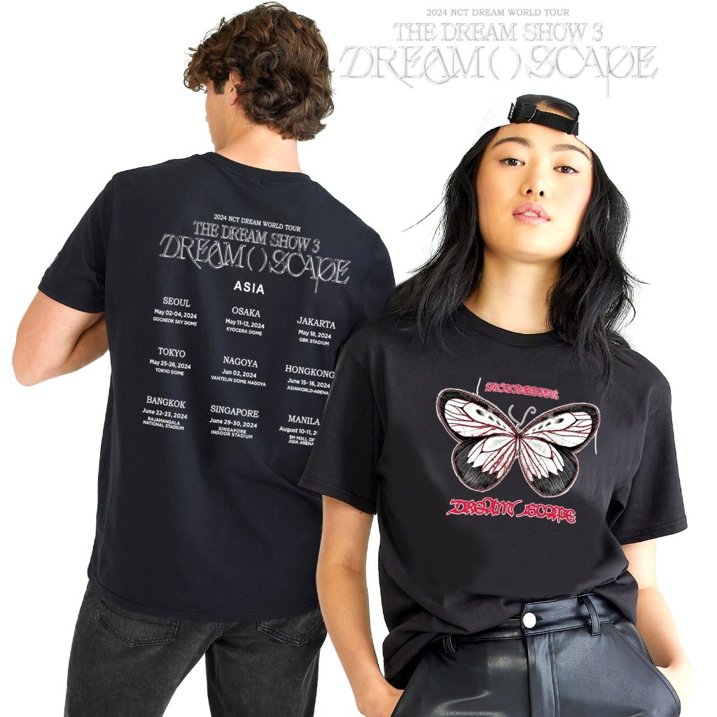 T Shirt NCT DREAM - KAOS NCT DREAM WORLD TOUR 2024 - DREAM SHOW 3 - KONSER NCT DREAM 2024