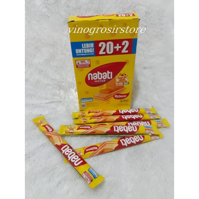 

Wafer nabati wafer krim keju berat /box 132 gram isi 20+2 bks /6gram