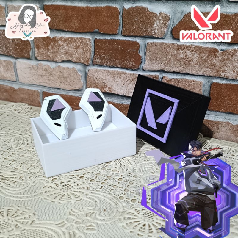 Earphone ISO Valorant - Earbuds - Cosplay - Accessories - 3D print
