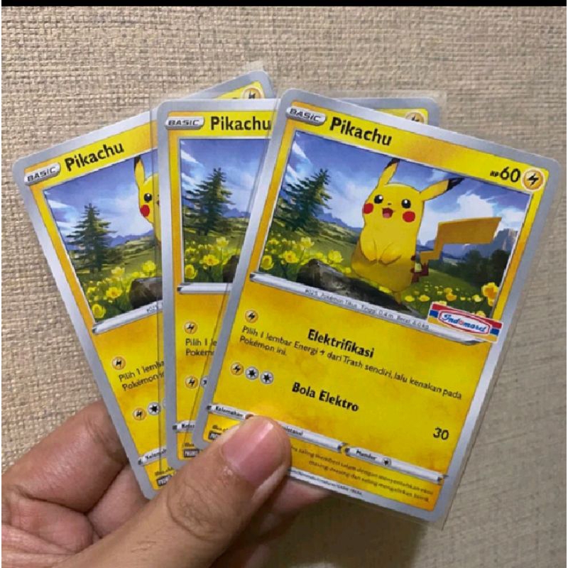 Kartu Pokemon TCG Indomaret Pikachu