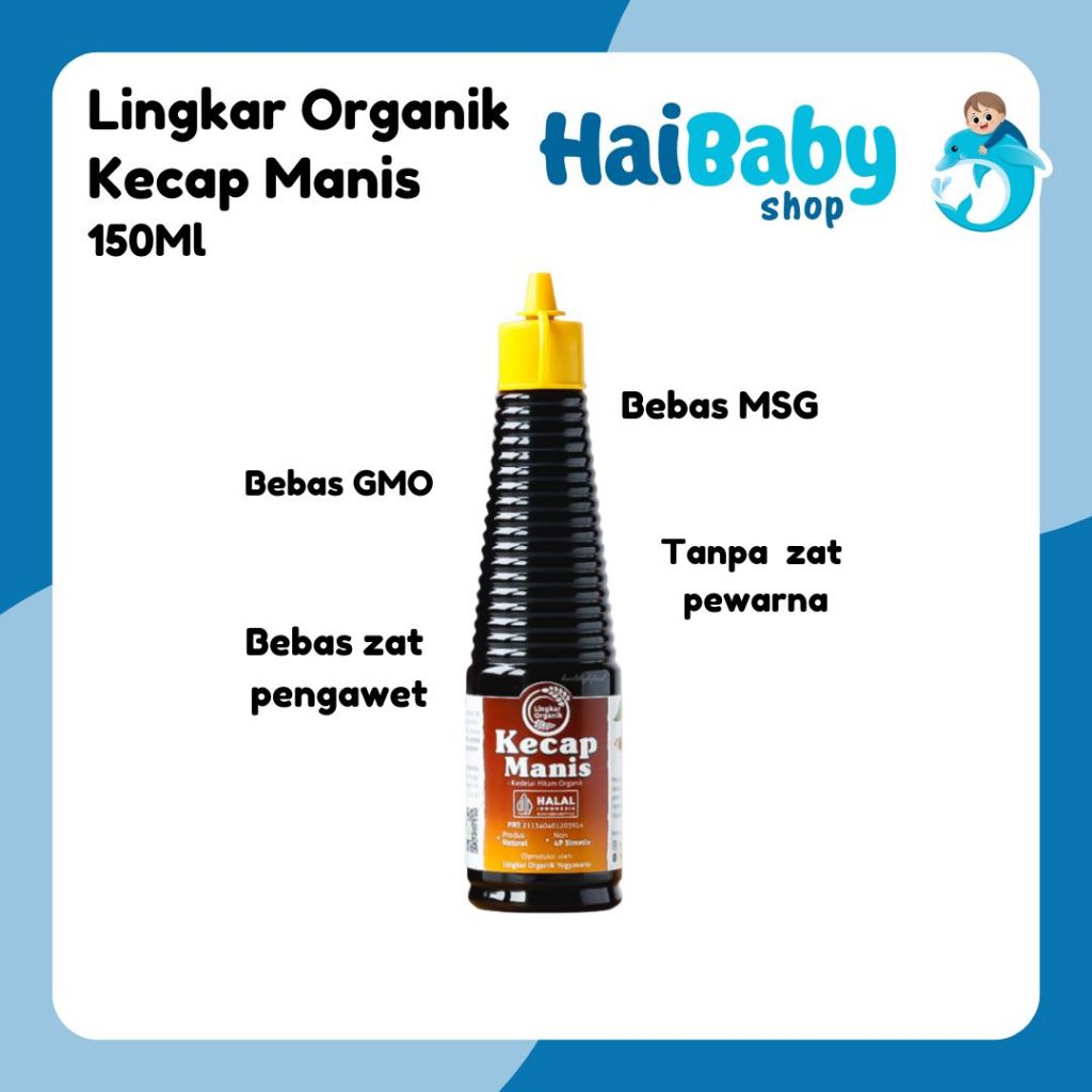 

Lingkar Organik Kecap Manis 150 ml