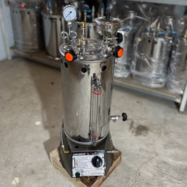 setrika uap boiler Nagamoto 15 liter | boiler + kompor saja