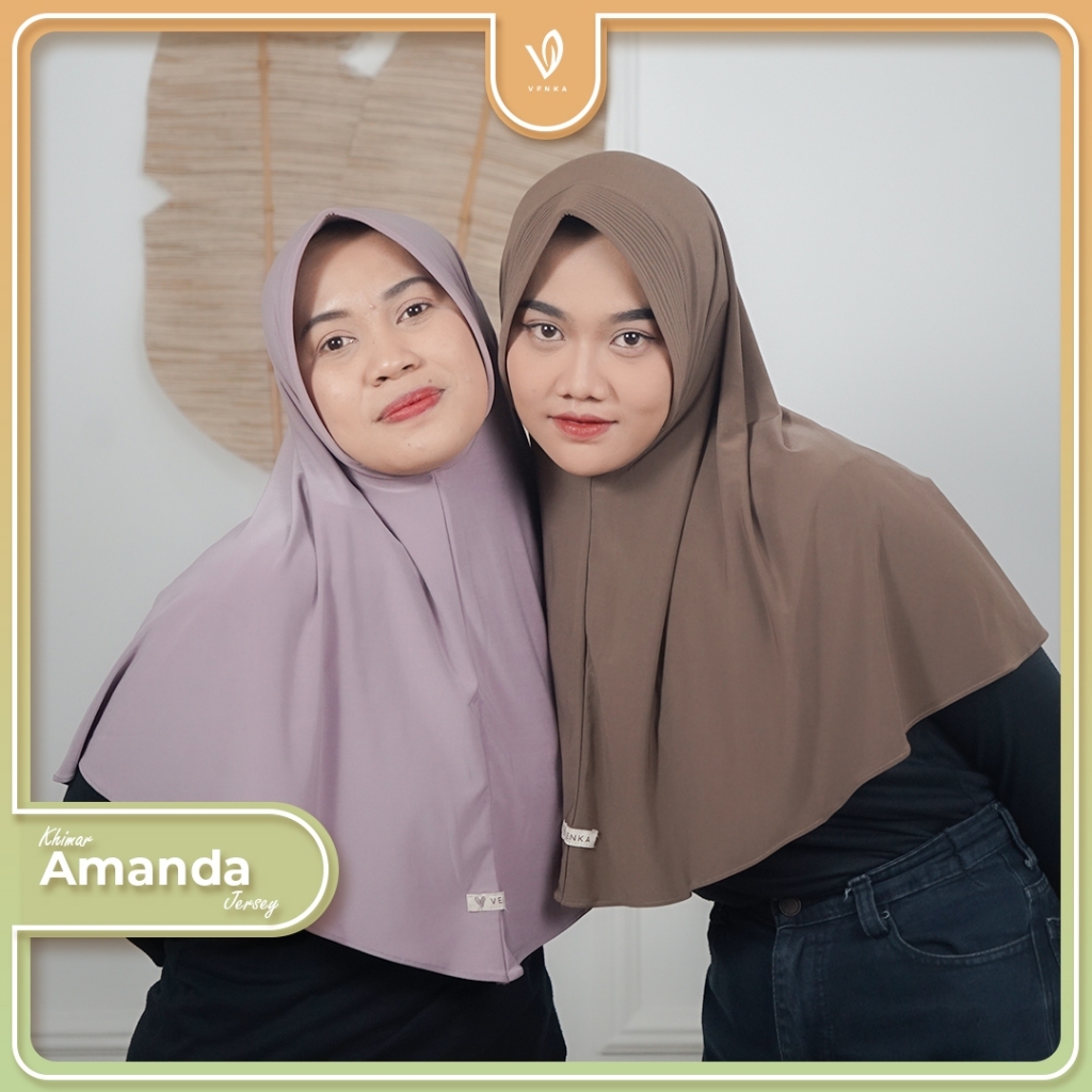 Venka Hijab Bergo Amanda M Jersey