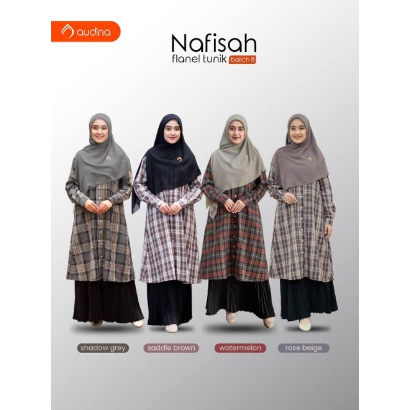 OPEN PO NAFISAH FLANEL TUNIK| TUNIK FLANEL| TUNIK KOTAK-KOTAK