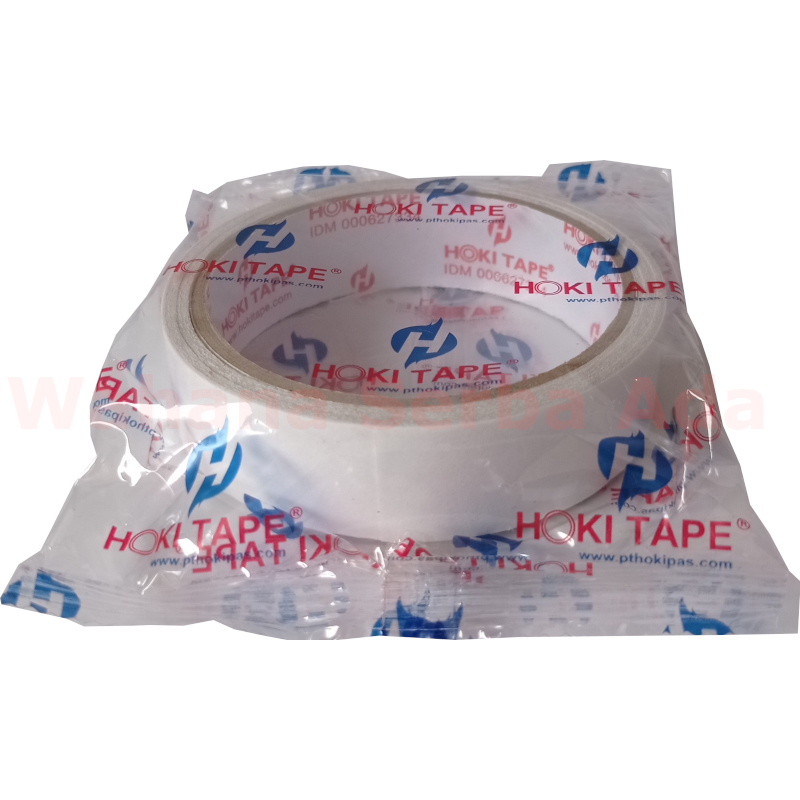 

Double tape Tissue putih 24 mm X 8 m