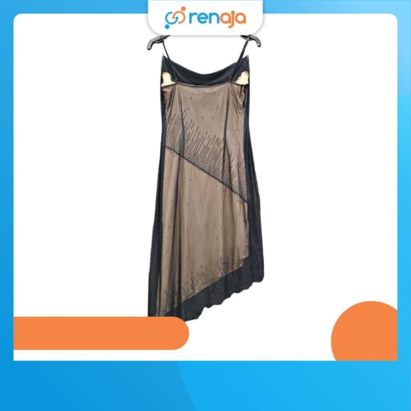 Dress hitam sheer BCBG MAXAZR