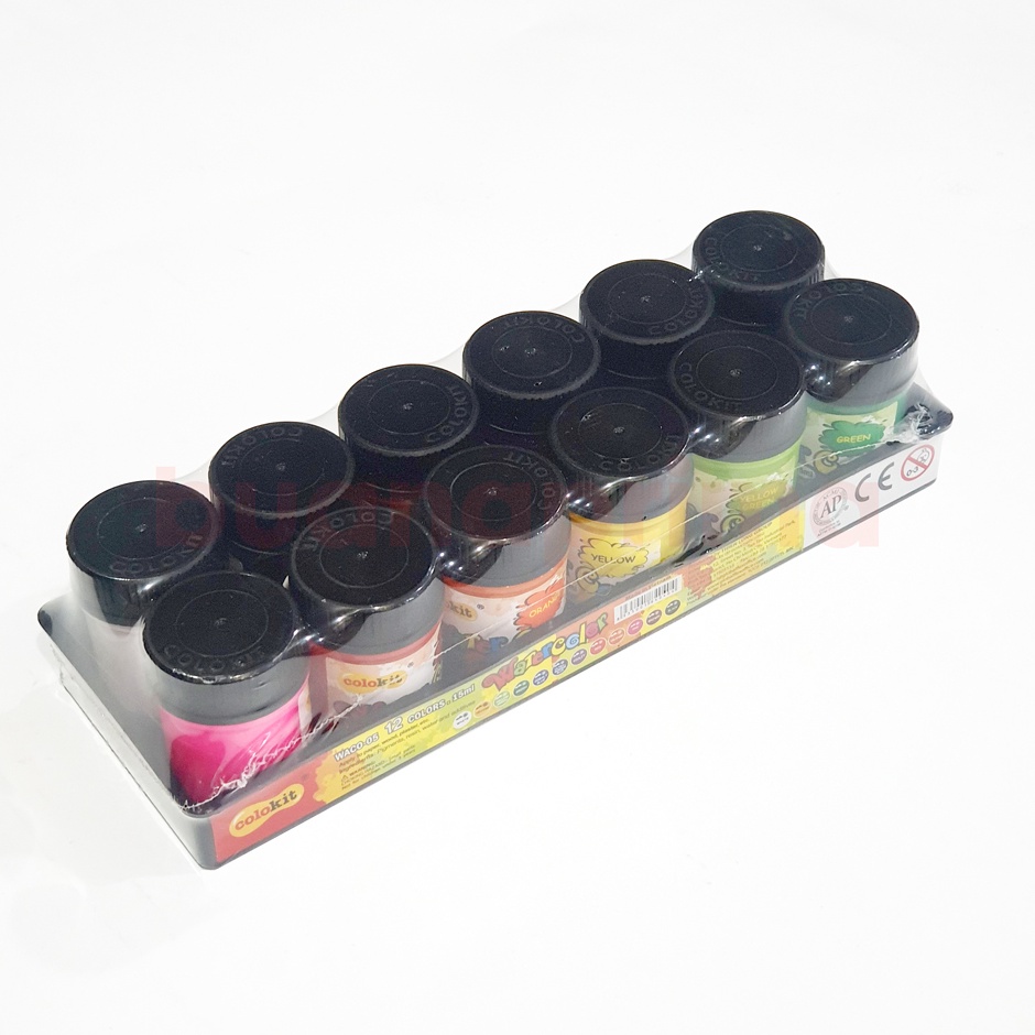 

Water Color Colokit Set 12 Warna Cat Cair Air Colour WACO5 ART Z6Z1