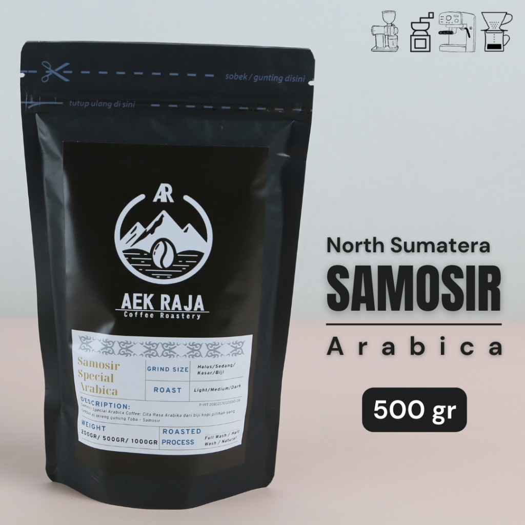 

[Roast Beans Arabica] - Aek Raja Samosir Special Arabica 500gr