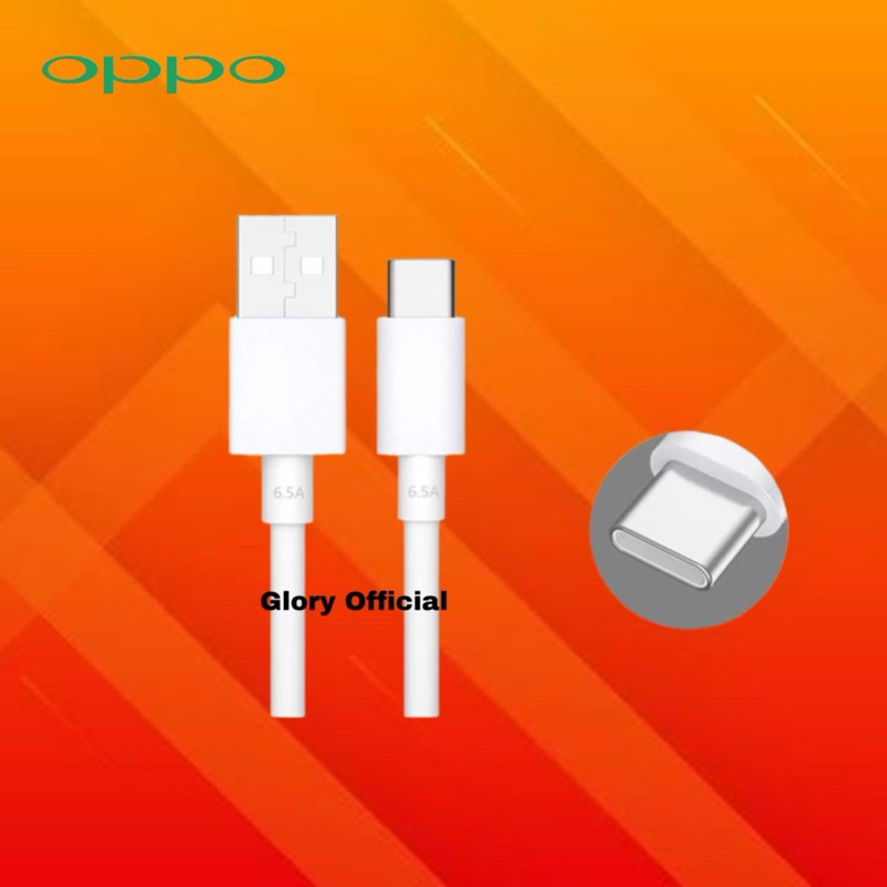 Kabel Charger Oppo Original VOOC Type C Super Charger