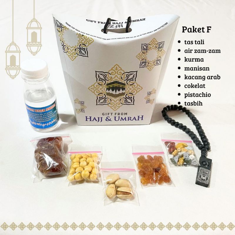 

Paket Oleh Oleh Haji Umroh Lengkap Paket D, E, F