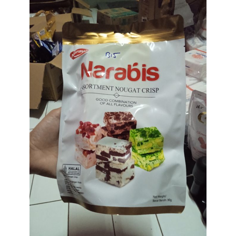 

Narabis Assortment Nougat Crisp 90g