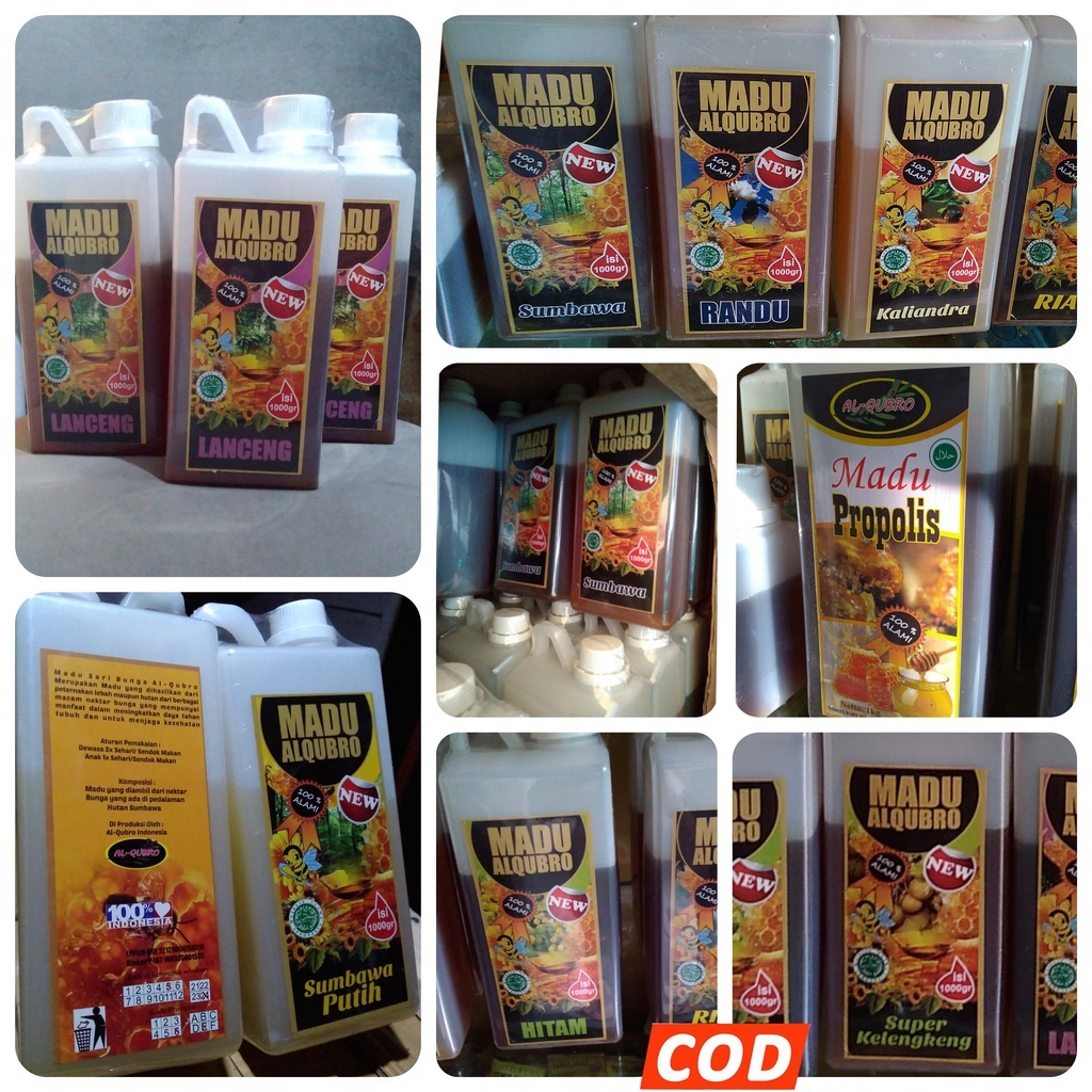 Ikhsan Ferdinan Madu Al Qubro Asli Propolis 1 Kg, Madu Propolis Asli Al Qubro Indonesia Al Qubro