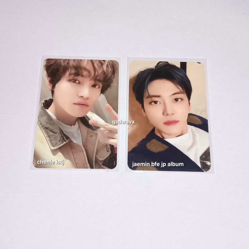 READY STOCK || OFFICIAL PHOTOCARD NCT DREAM CHENLE ISTJ ALBUM - JAEMIN BEST FRIEND EVER BFE JAPAN AL
