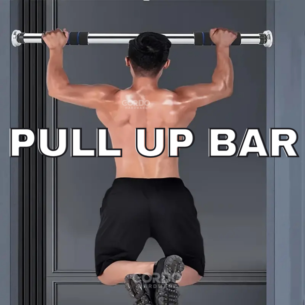 Pull Up Bar / Alat Pull Up / Door Chinning Up Bar Dinding Pintu 62-100CM / Push Up Bar Sit Up Bar