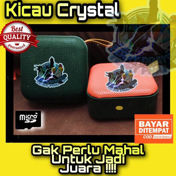 Speaker mp3 Masteran Burung Kicau Crystal