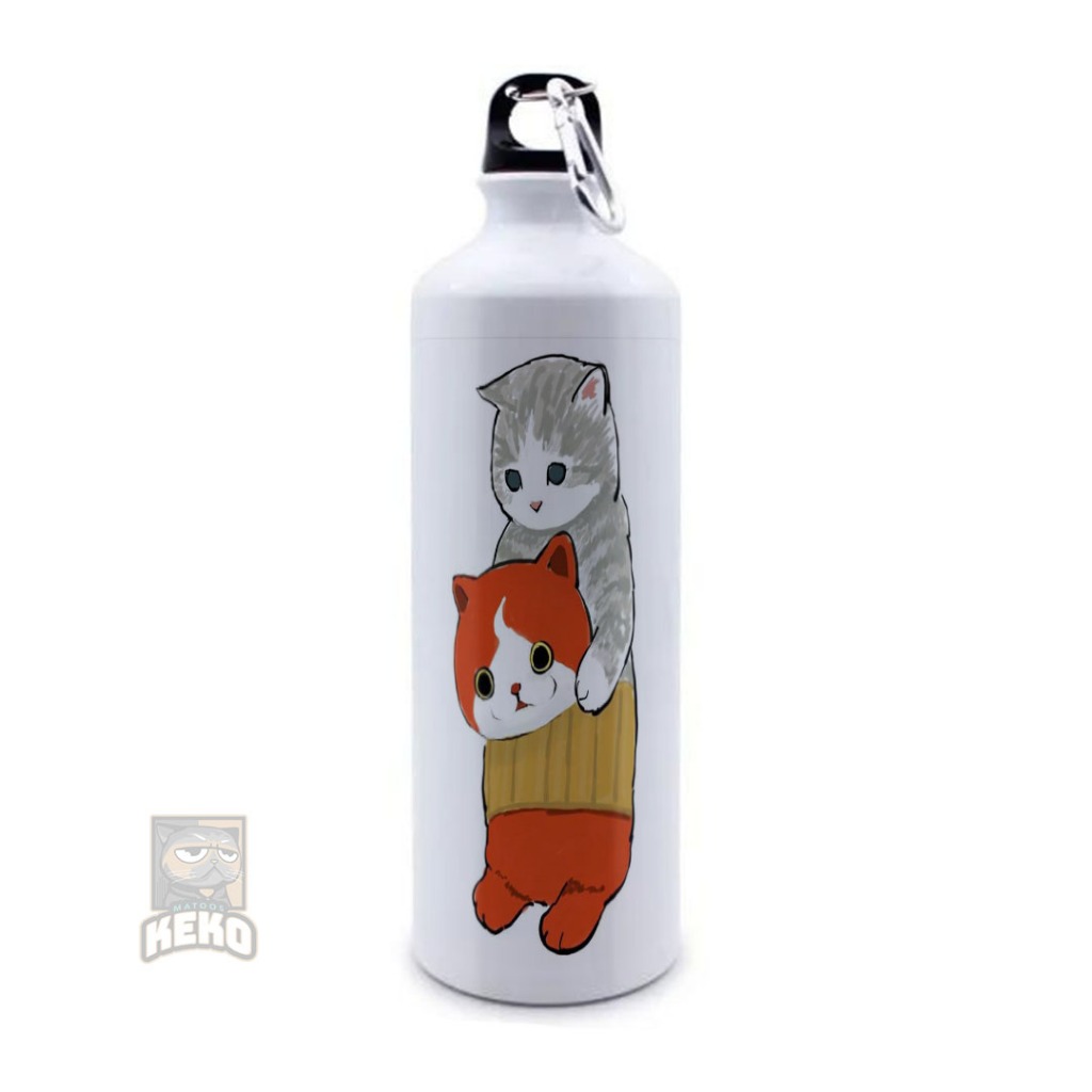 Botol Sport Motif Cat Costum Boneka Keko | Botol Sport 750 ml | Tumbler Custom | Tumbler Custom Nama