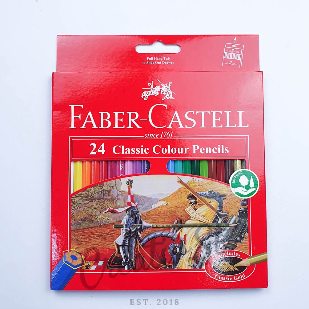 

Faber Castell Classic Colours Panjang Pensil 24 Warna Klasik ART A9X3