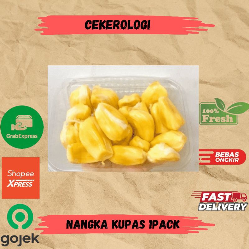 Nangka Kupas Manis 1pack / Nangka Kupas Manis / Nangka Kupas / Nangka Kupas Fresh Berkualitas / JABO