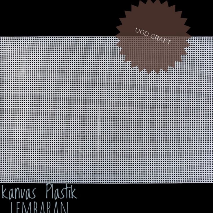 Sikat abis Kanvas Plastik Lembaran  Plastic Canvas