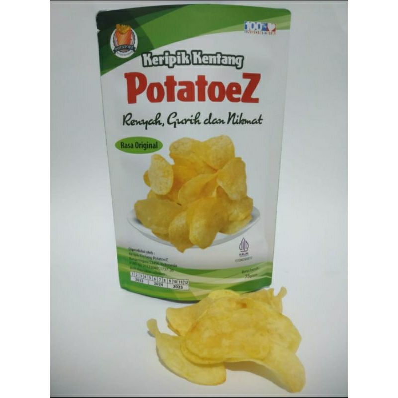 

Keripik Kentang 75 gram PotatoeZ