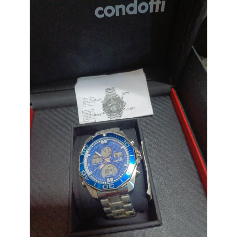 Jam Tangan Analog Digital Condotti ori Misto CN5057