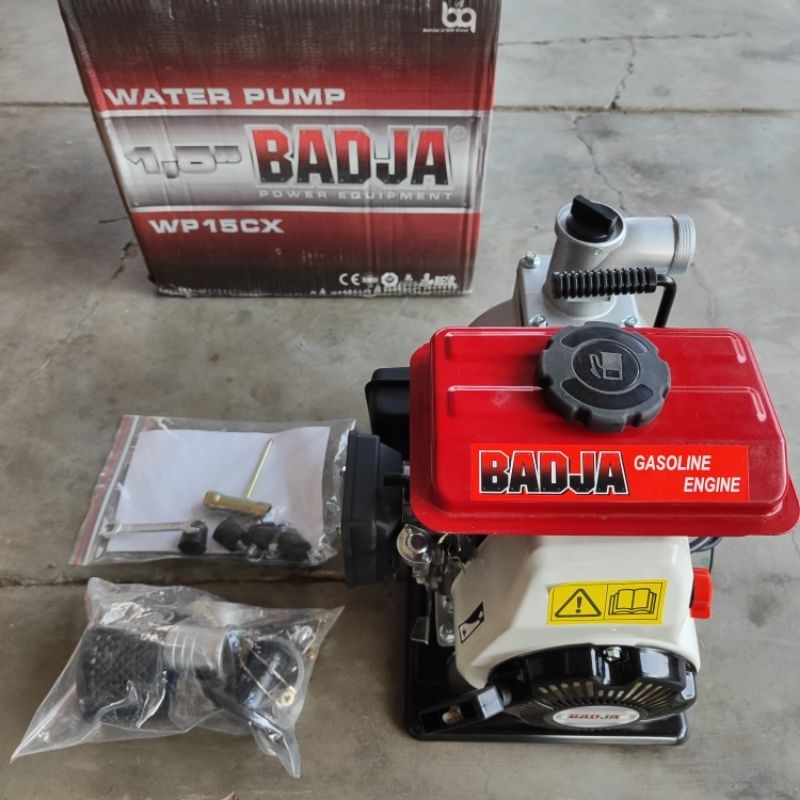 Mesin Water Pump Alkon Kecil Pompa Sedot Air Irigasi Sawah 1.5" inch dim Badja WP15CX