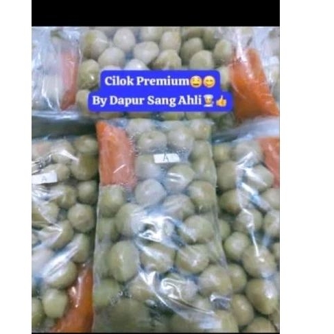 

CILOK PREMIUM ISI GAJIH/AYAM. ISI 50 BIJI FREE SAOS KACANG ENDUL