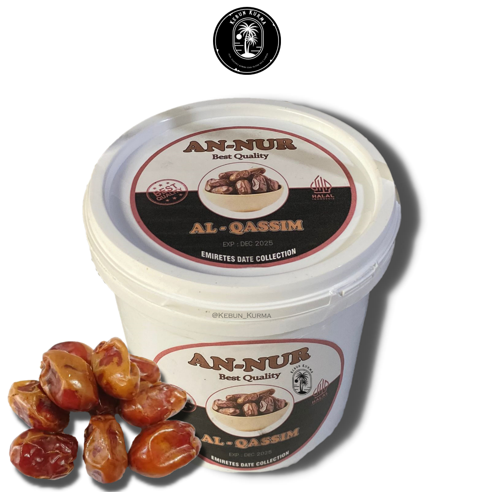 

Kurma Al-Qassim EMBER | Kurma Date Crown Khalas [KEMASAN EMBER]