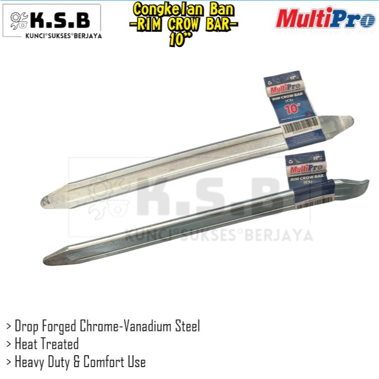 Congkelan Ban 10"/ Sendok Ban/ Sendok Pencongkel Ban / RIM CROW BAR MULTIPRO