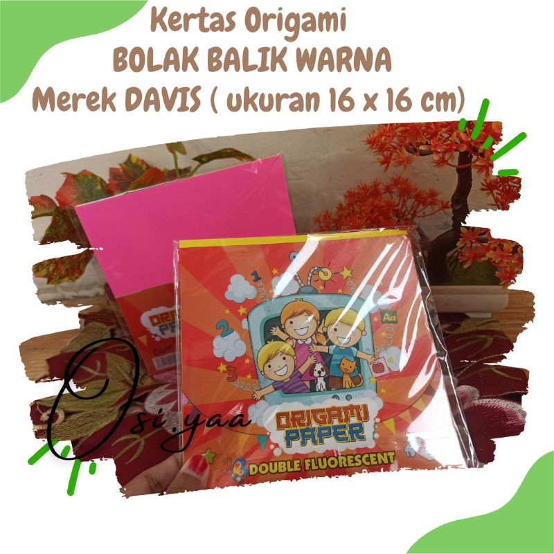 

Kertas Origami Bolak Balik #Ukuran 16x16