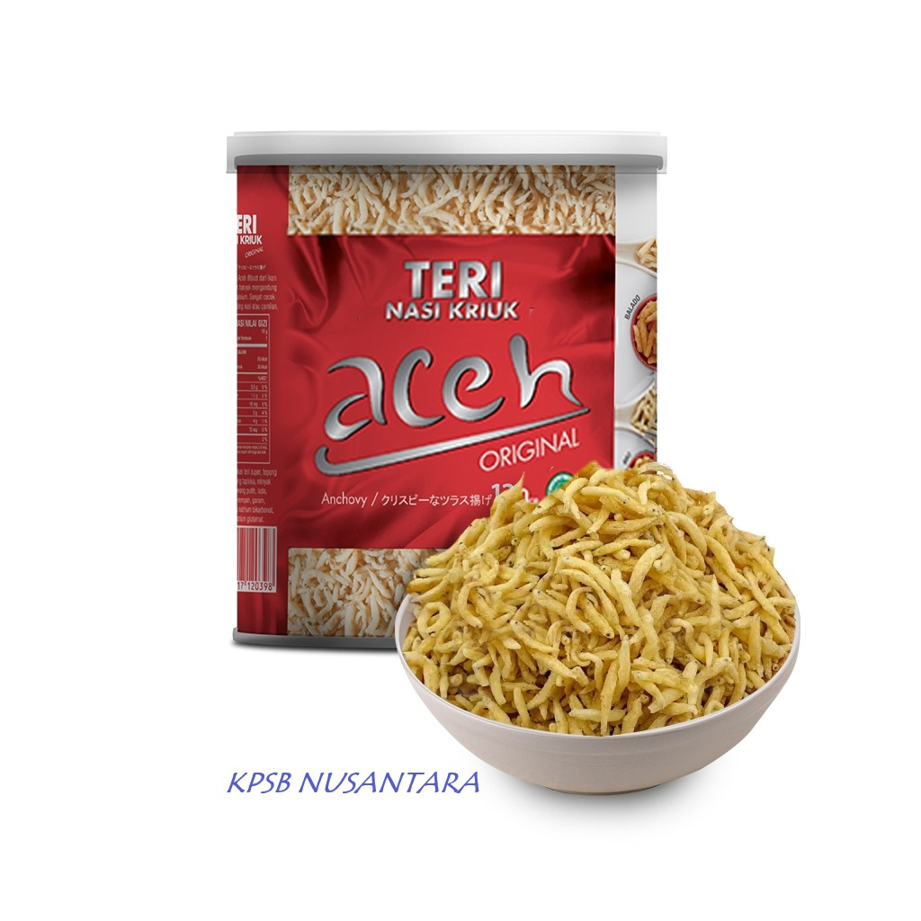 

Snack Teri Aceh Nasi Kriuk Original 120 Gram