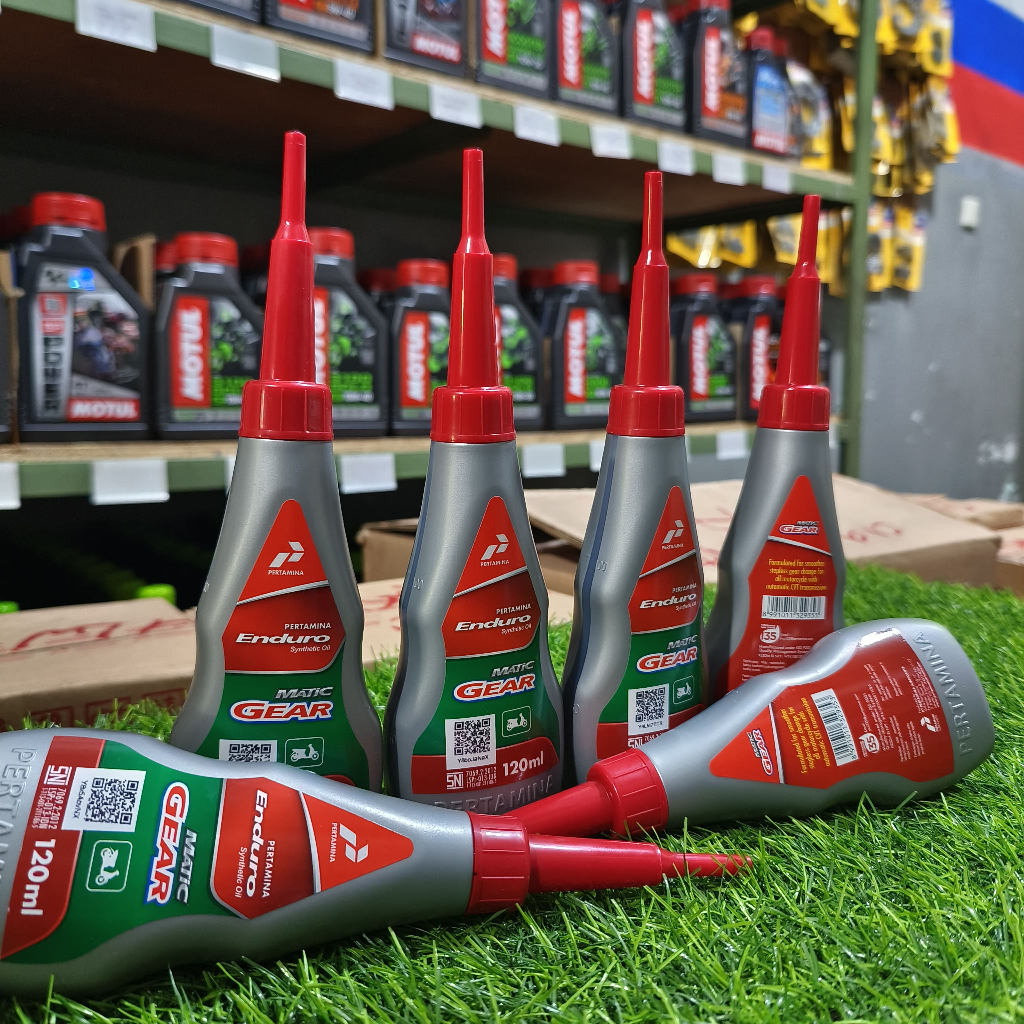 OLI GEAR ENDURO MATIC GEAR MATIC GARDAN PERTAMINA 120 ML ( 100% ORIGINAL ) BEAT, VARIO, MIO, SCOOPY,