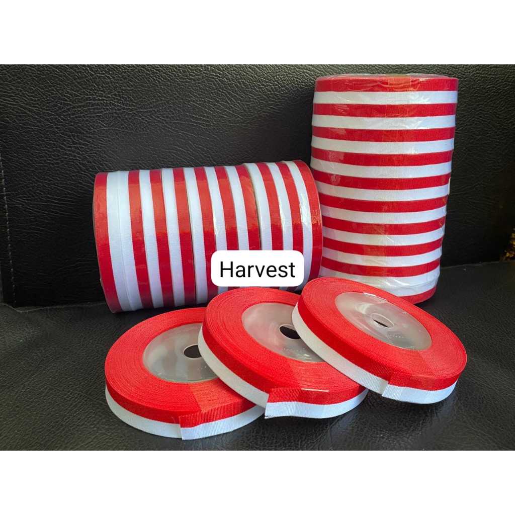 

(harvest) Pita Kain Merah Putih 1/2inch