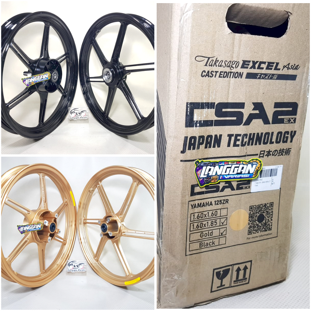 Velg Racing Takasago Excel Asia Yamaha 125Z 125ZR  / 125 Z ZR CSA2-EX CSA2 - EX Pelek Palang 6