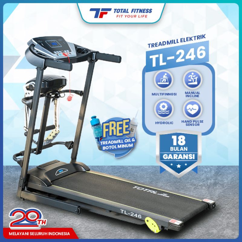 Treadmill Elektrik TL 246 Treadmil Total Fitnes TL-246
