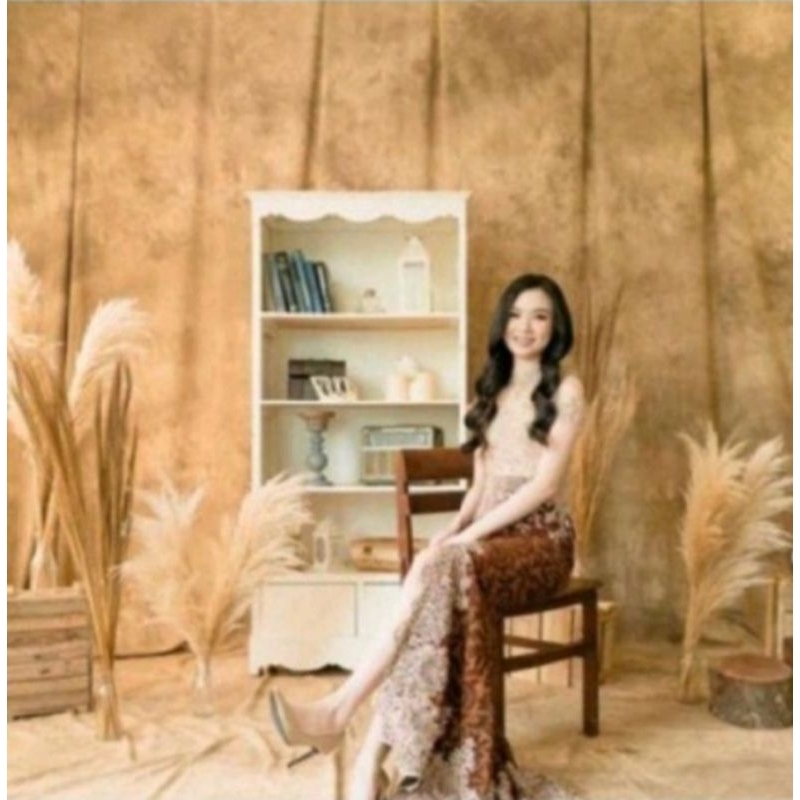 background backdrop kain foto photo studio coklat marmer abstrak